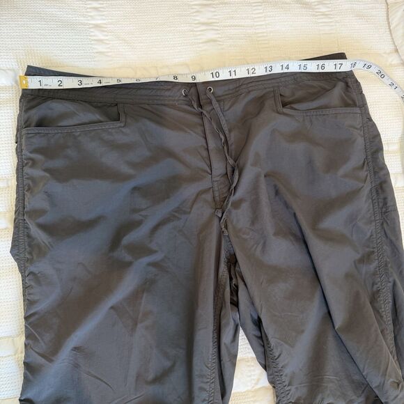 Exofficio Insect Shield Pants Womens 12 Gray Gorpcore Hiking Camping Performance - Picture 15 of 16